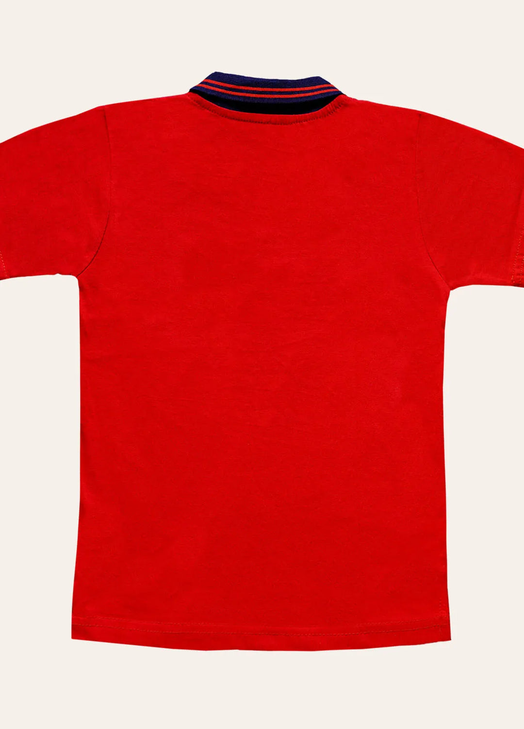 Ixample Pret Cotton Jersey Polo Shirt Navy Red Fashion Polo Shirt