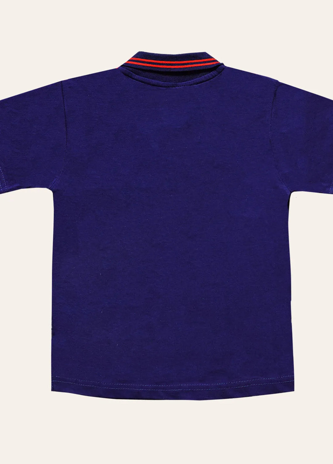 Ixample Pret Cotton Jersey Polo Shirt Red Navy Fashion Polo Shirt