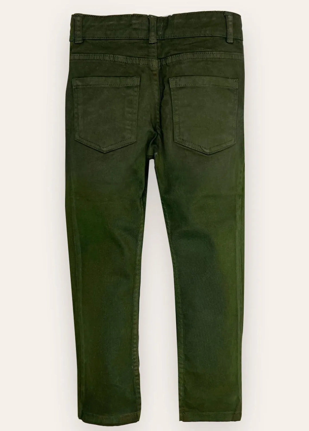 Ixample Pret Cotton Olive Stretch Trouser