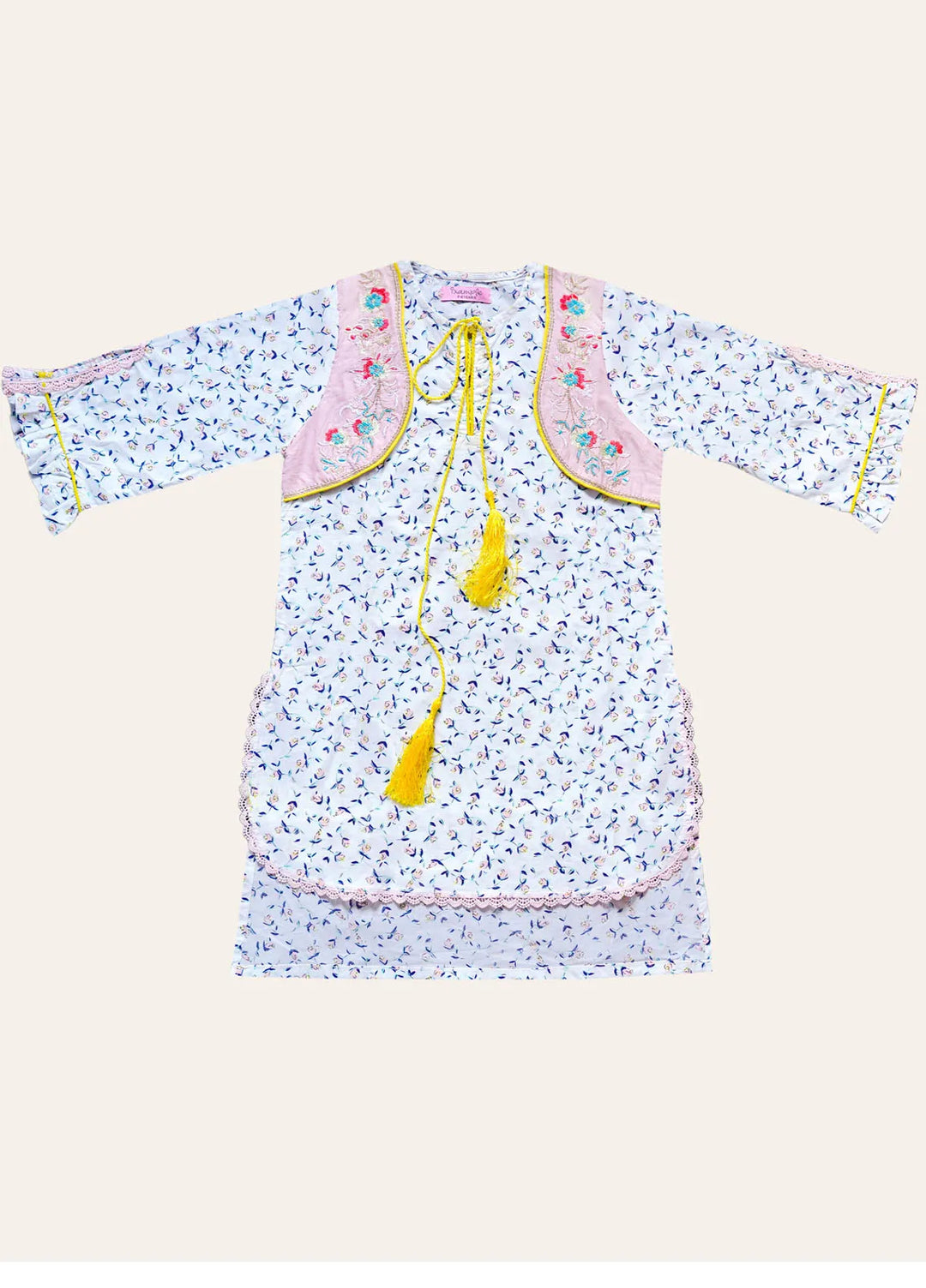 Ixample Pret Embroidered Cotton Embroidered Kurti