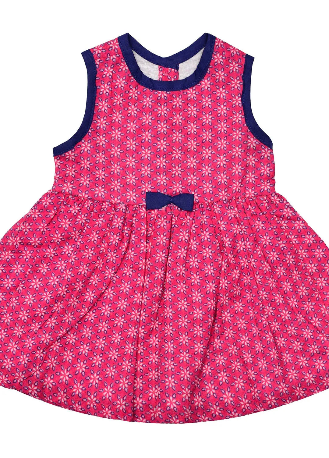 Ixample Pret Printed Cotton Fuschia Printed Cotton Dress