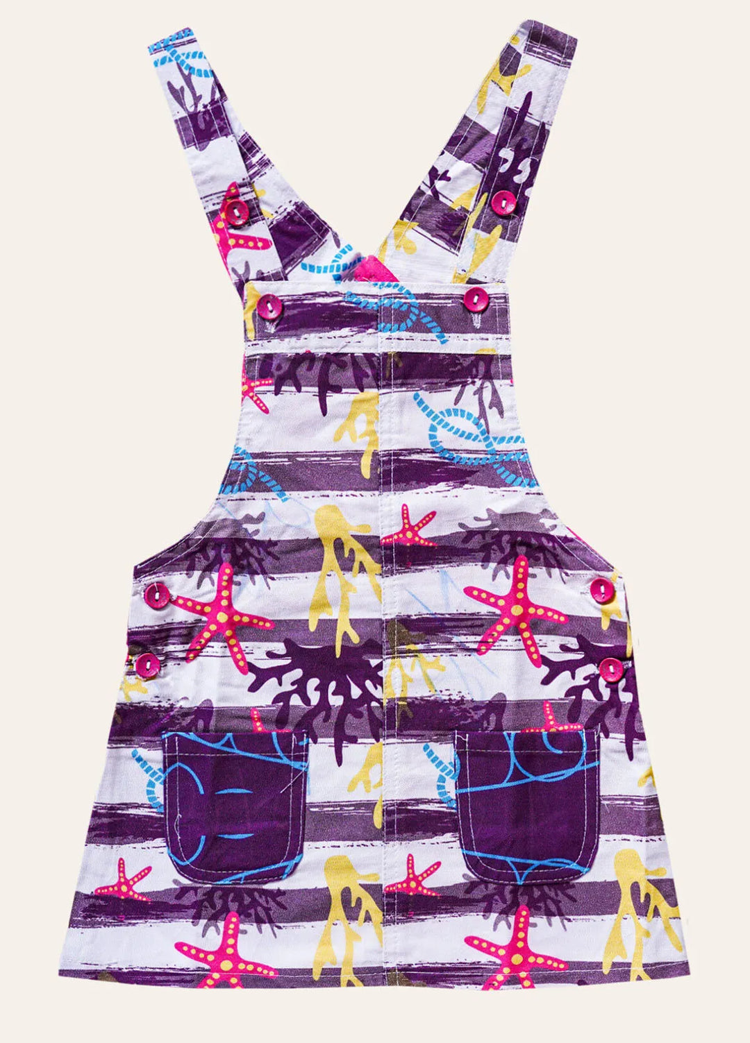 Ixample Pret Printed Cotton Twill Twill Printed Dungaree