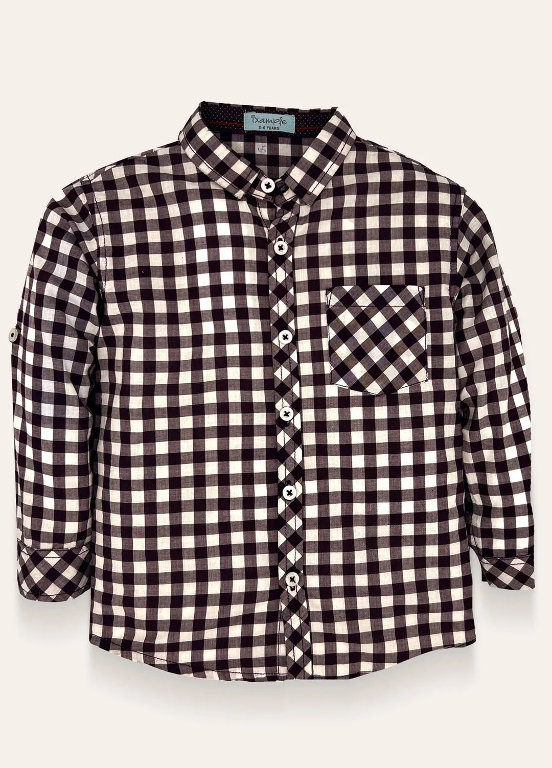 Ixample Pret Shirt Boys Check Shirt Cotton