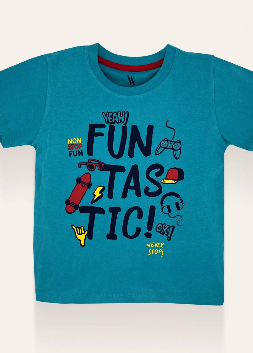 Ixample Pret T-Shirt Boys Turquoise Funtastic T-Shirt