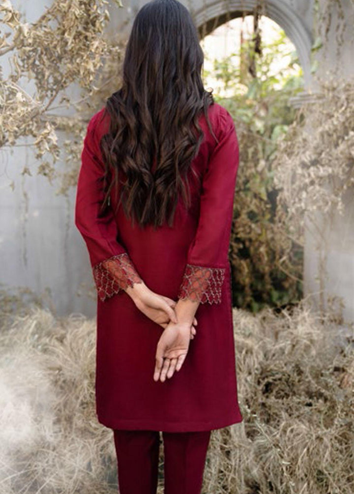 Resham Ghar Embroidered Khaddar Suits Unstitched 2 Piece RG21IR IN 02 - Winter Collection