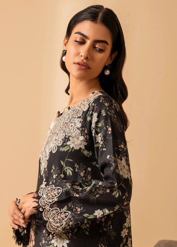 Izabel by Aabyaan Embroidered Linen Suit Unstitched 3 Piece AZ-01 Elara - Winter Collection