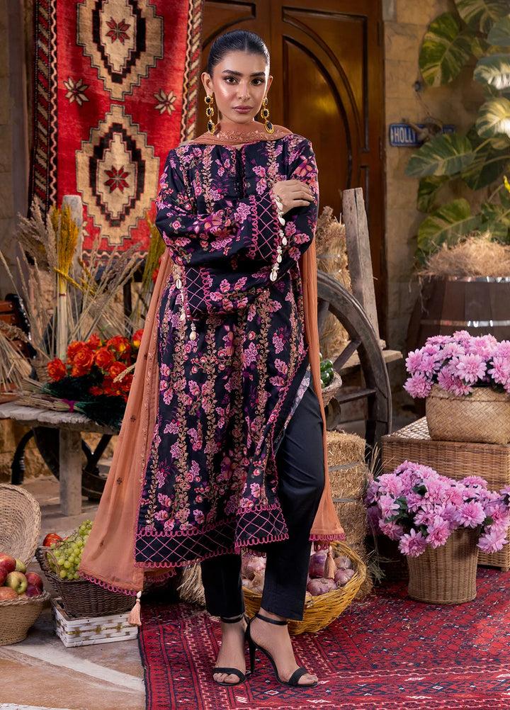 Izel by Salitex Embroidered Cambric Suits Unstitched 3 Piece SUNW6PE003UT - Fall Collection
