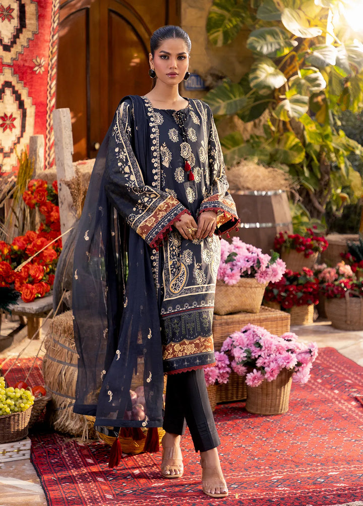 Izel by Salitex Embroidered Cambric Suits Unstitched 3 Piece SUNW6PE007UT - Fall Collection