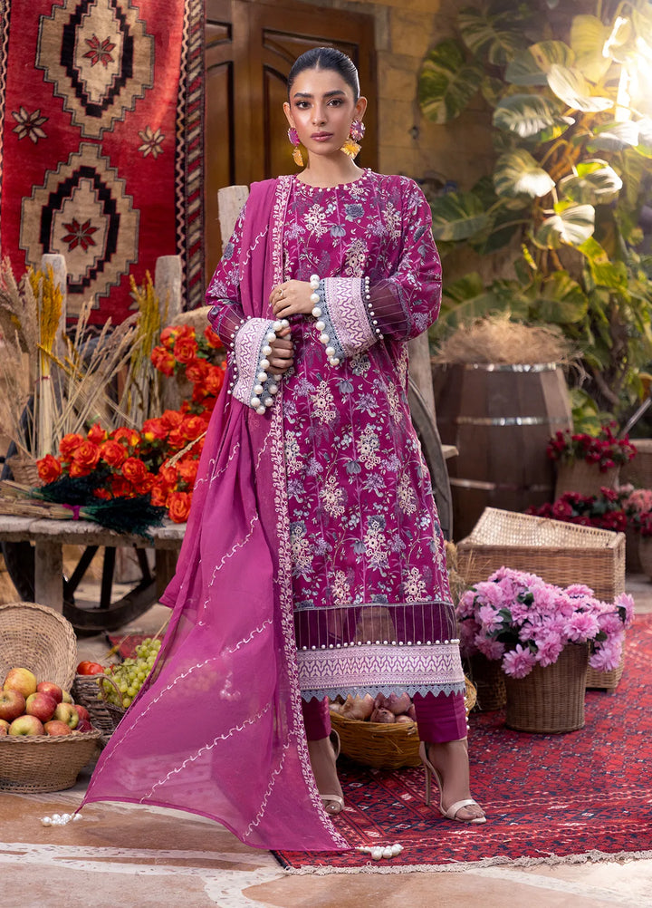 Izel by Salitex Embroidered Cambric Suits Unstitched 3 Piece SUNW6PE011UT - Fall Collection
