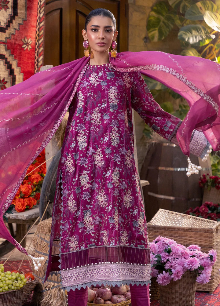 Izel by Salitex Embroidered Cambric Suits Unstitched 3 Piece SUNW6PE011UT - Fall Collection
