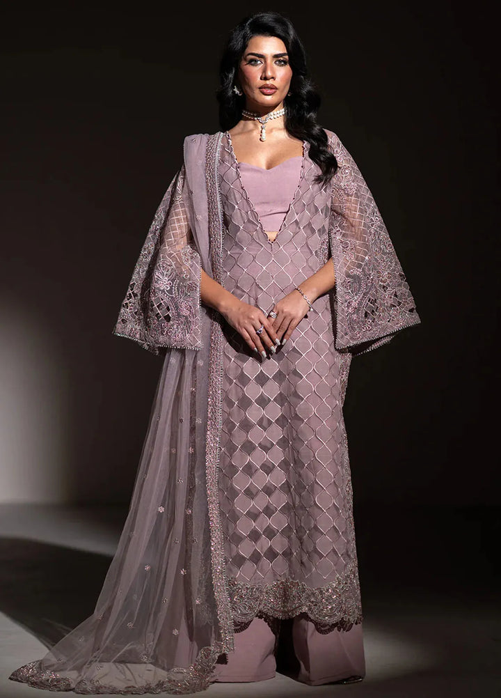 Izel Pret Embroidered Laser 3 Piece Suit SLC-006-Solis