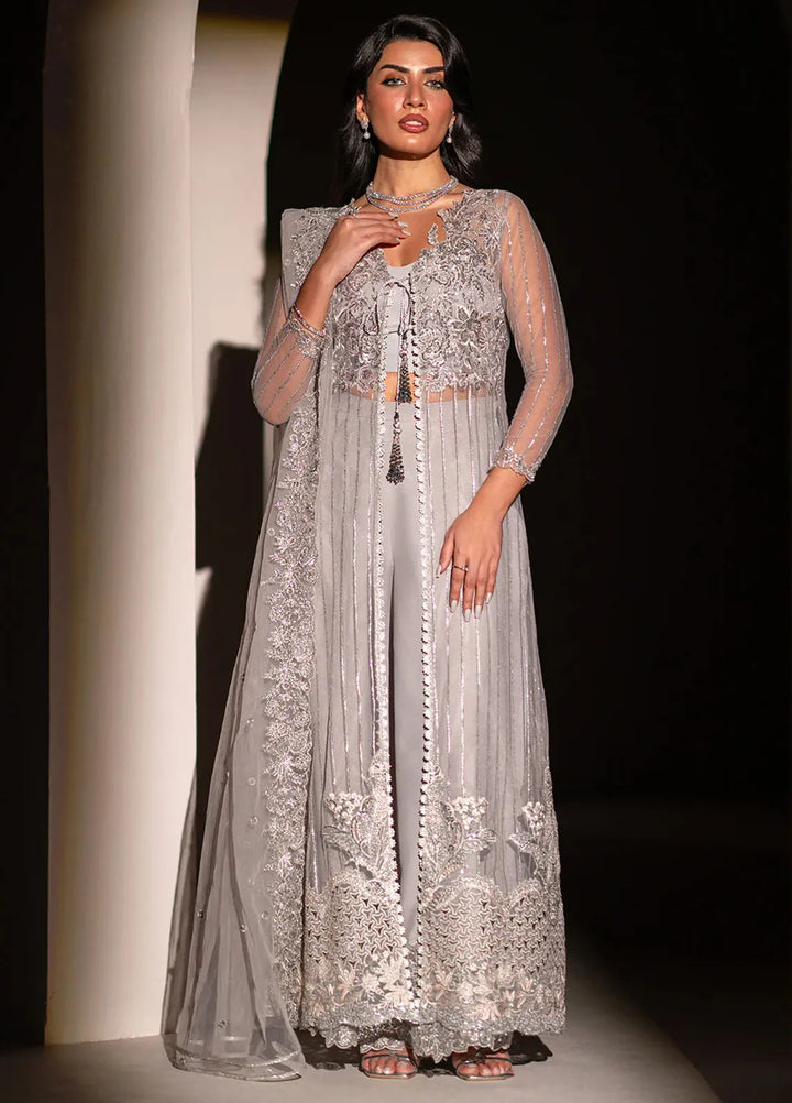 Izel Pret Embroidered Net 3 Piece Suit SLC-005-Aura