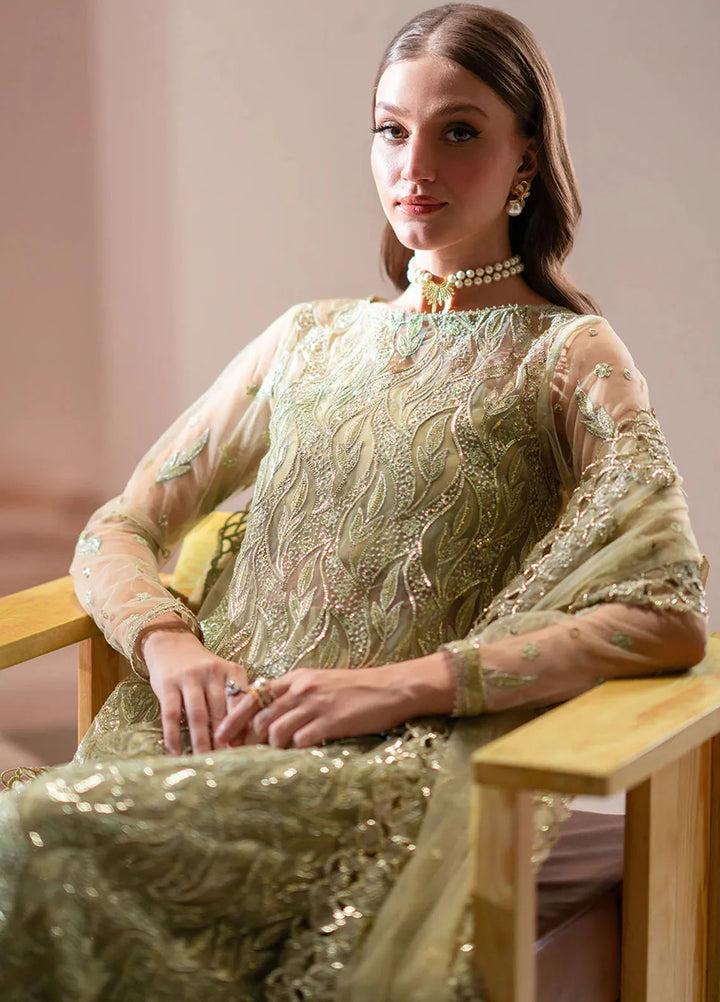 Izel Pret Embroidered Net 3 Piece Suit SLC-009-Eris