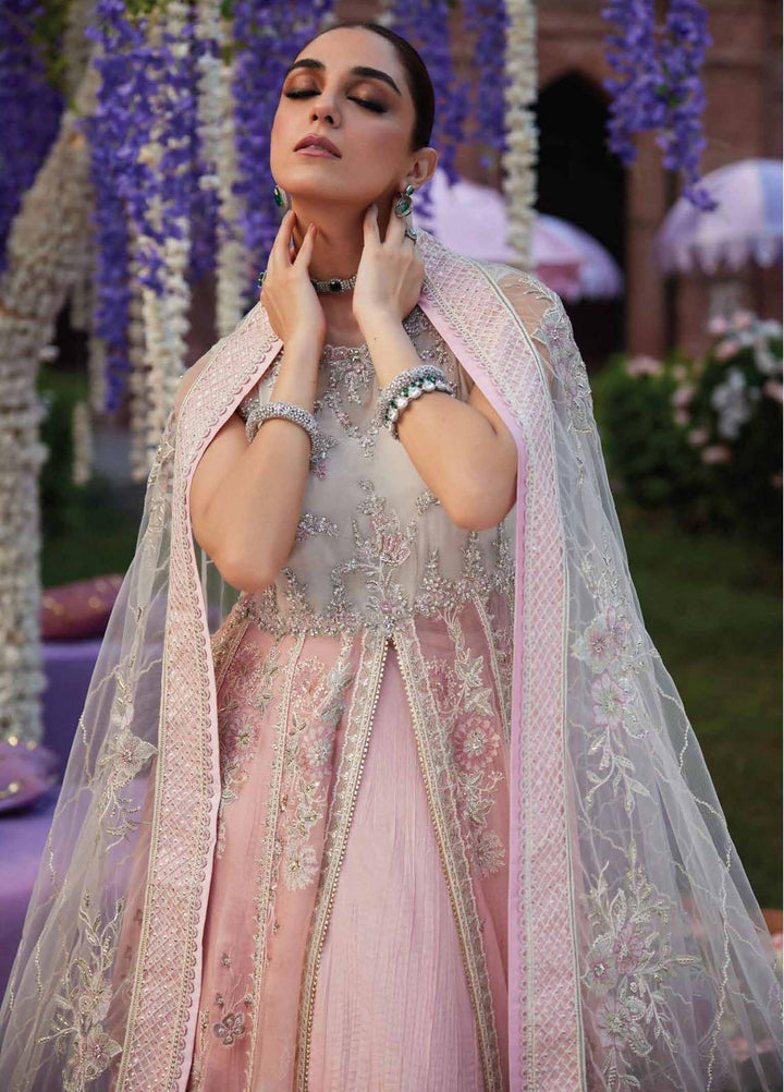 Izhar By Mushq Embroidered Chiffon Suits Unstitched 4 Piece MQ23IZ MCH-07 Mishaal - Luxury Collection