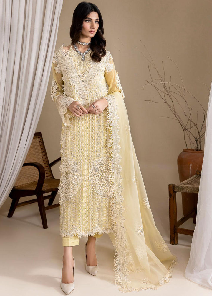 Iznik Embroidered Chiffon Suits Unstitched 3 Piece IZ23CH CC-23 Delilah - Luxury Collection