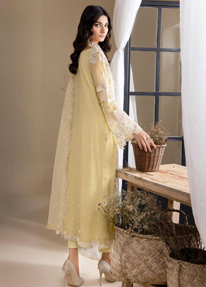 Iznik Embroidered Chiffon Suits Unstitched 3 Piece IZ23CH CC-23 Delilah - Luxury Collection