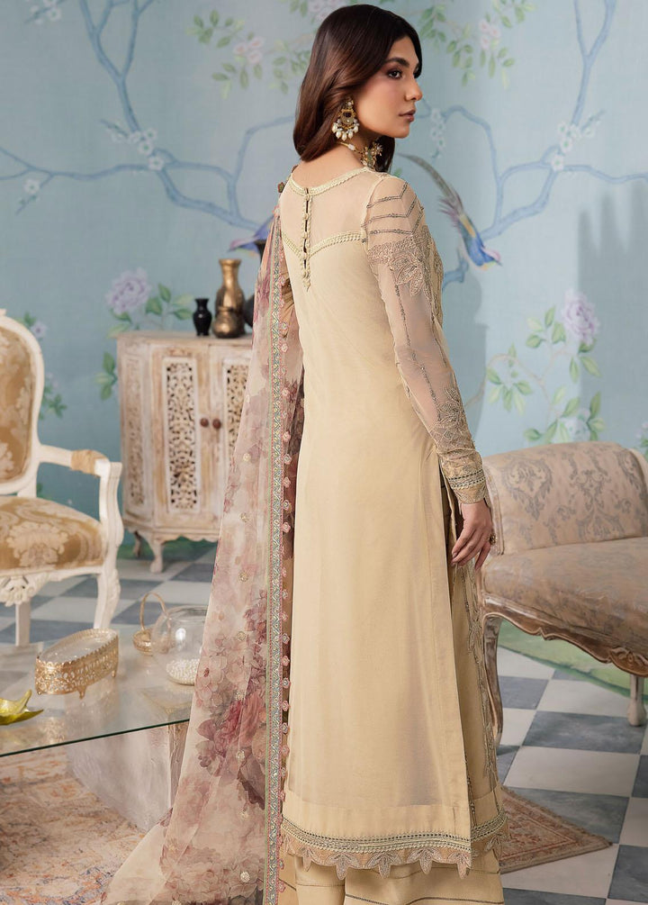 Iznik Embroidered Net Suits Unstitched 3 Piece IZ24 CC 31 Alya - Luxury Collection