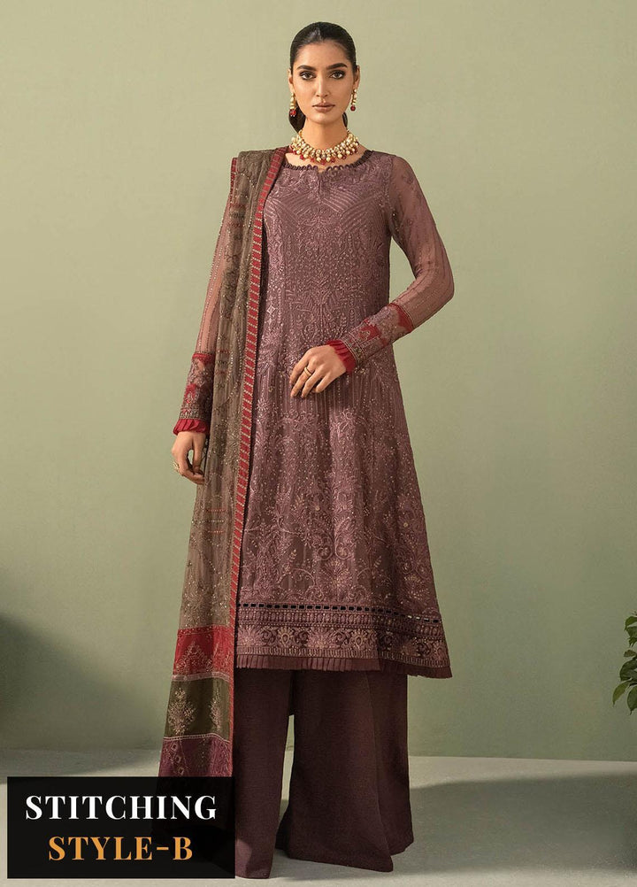 Iznik Embroidered Chiffon Suits Unstitched 3 Piece IZ23C CC 02 Adya - luxury Collection