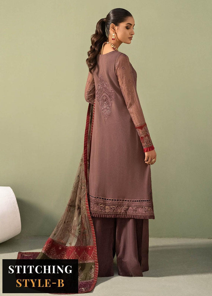 Iznik Embroidered Chiffon Suits Unstitched 3 Piece IZ23C CC 02 Adya - luxury Collection