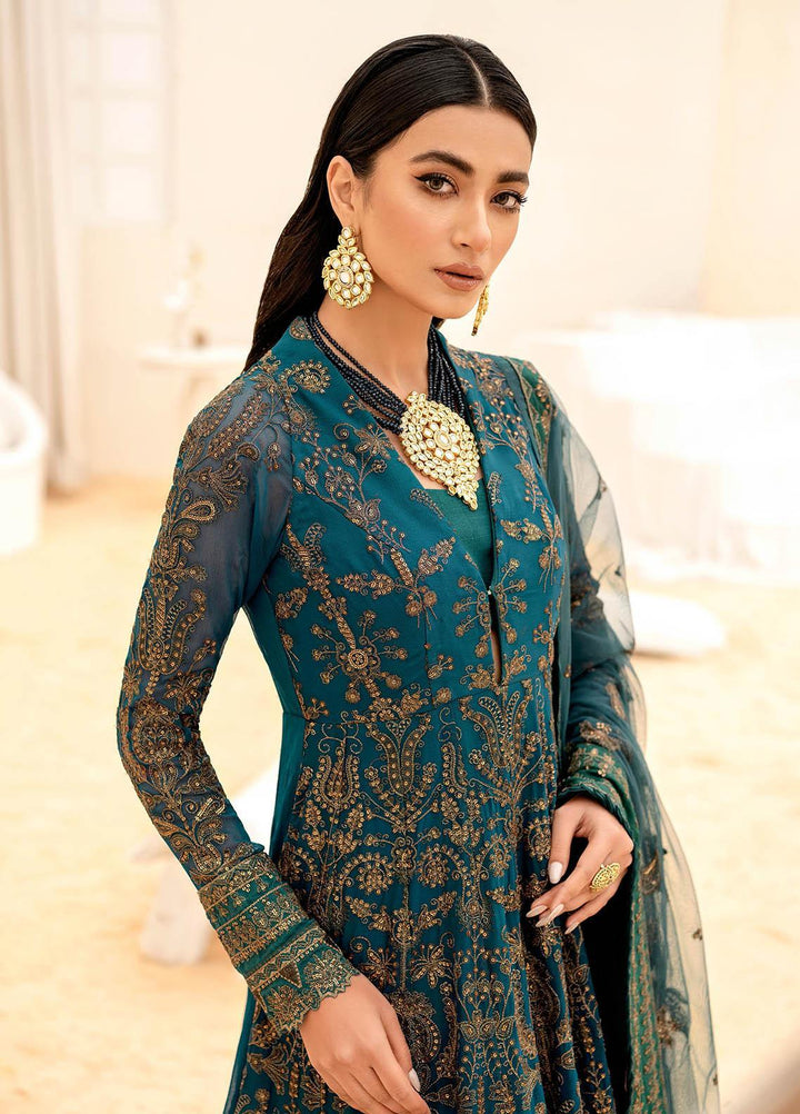 Iznik Embroidered Chiffon Suits Unstitched 3 Piece IZ23C CC 09 Rutvi - luxury Collection