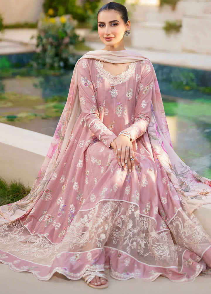 Iznik Embroidered Lawn Suit Unstitched 3 Piece IZ24F SFL-08 Euphoria - Festive Collection