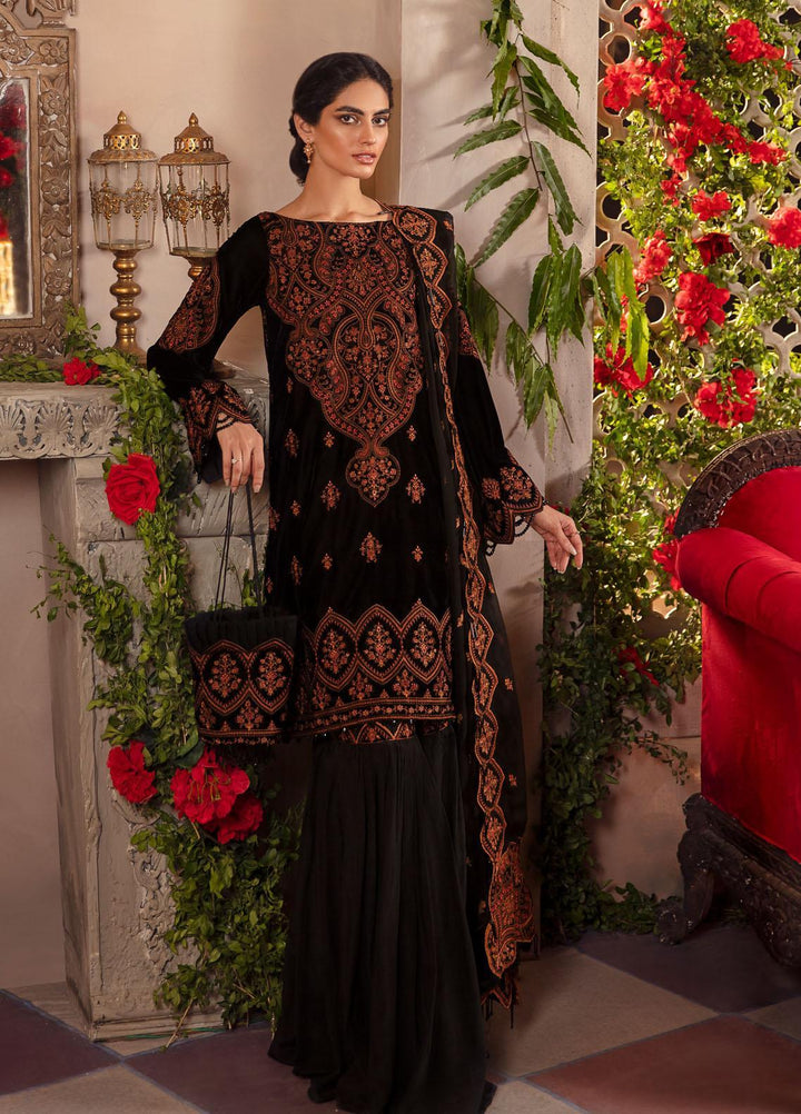 Iznik Embroidered Velvet Suits Unstitched 3 Piece IZ21M IMC-01 MYTH - Luxury Formals Collection