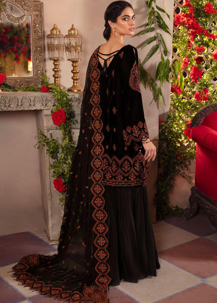 Iznik Embroidered Velvet Suits Unstitched 3 Piece IZ21M IMC-01 MYTH - Luxury Formals Collection