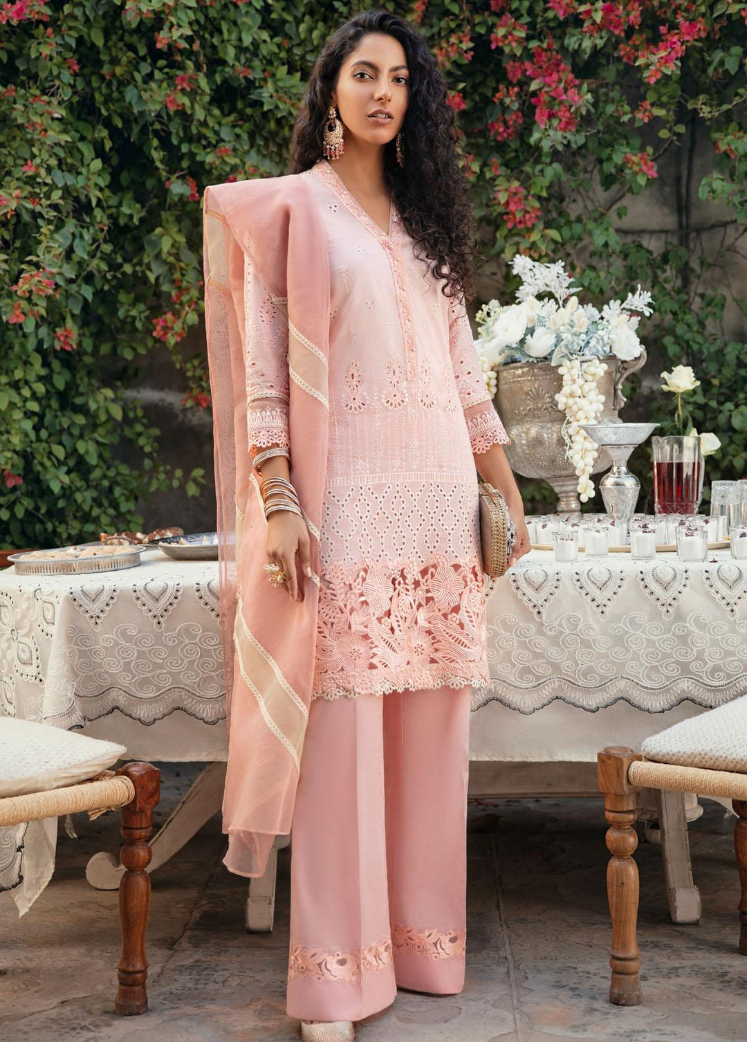Methi Eid By Iznik Embroidered Lawn Suits Unstitched 3 Piece IZ22ME IME-09 Chashni - Luxury Collection