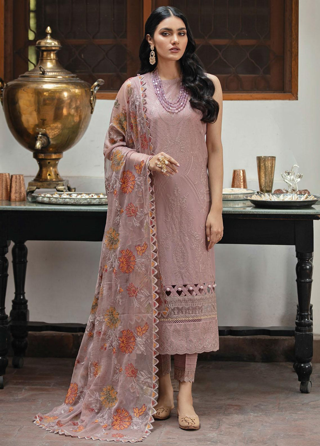 Methi Eid By Iznik Embroidered Lawn Suits Unstitched 3 Piece IZ22ME IME-11 Henyal - Luxury Collection