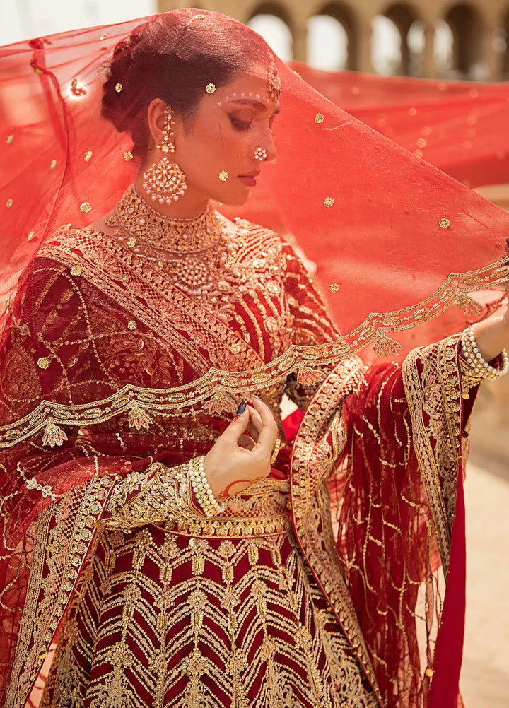 Jahan By Erum Khan Embroidered Net Suit Unstitched 3 Piece EK24JV2 Laila - Formals Collection