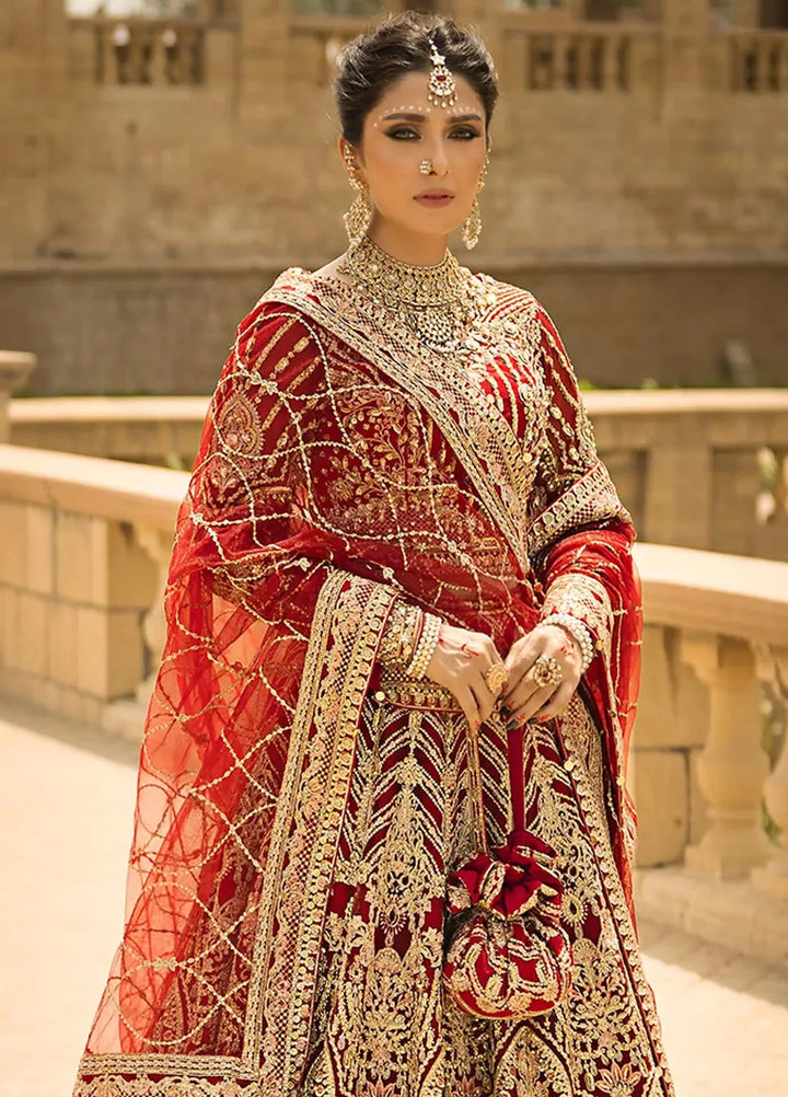 Jahan By Erum Khan Embroidered Net Suit Unstitched 3 Piece EK24JV2 Laila - Formals Collection