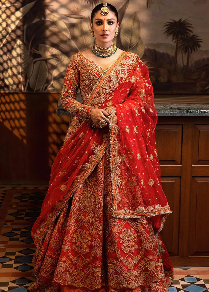 Jahan By Erum Khan Embroidered Net Suit Unstitched 4 Piece Suit EK24JV1 Bano - Formals Collection