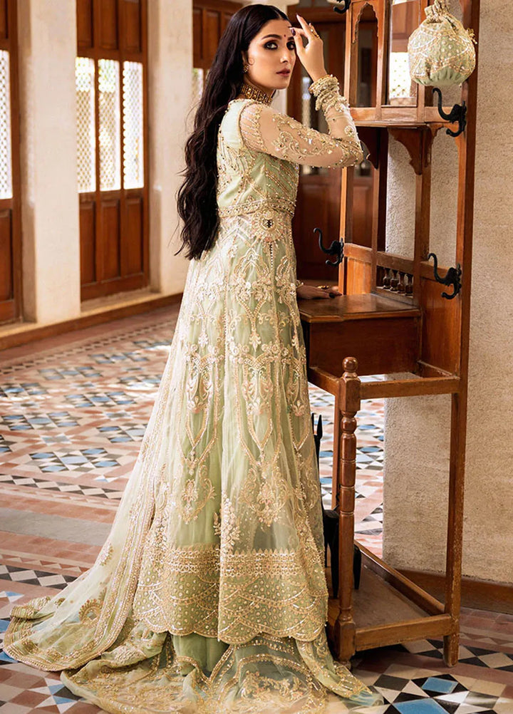 Jahan By Erum Khan Embroidered Net Suit Unstitched 4 Piece Suit EK24JV1 Roopa - Formals Collection