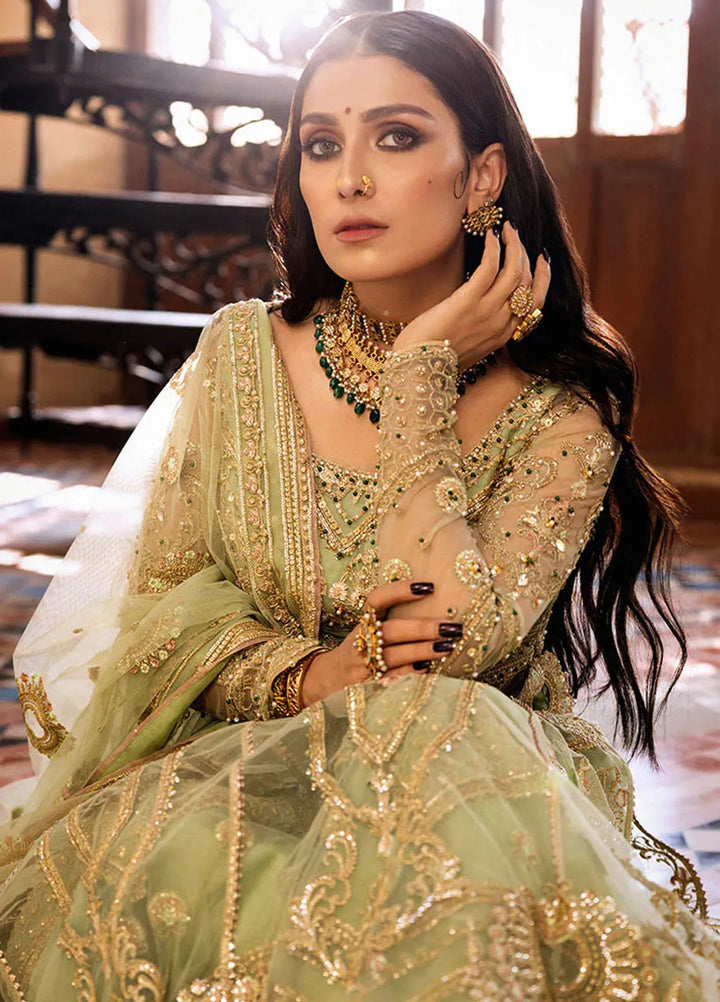 Jahan By Erum Khan Embroidered Net Suit Unstitched 4 Piece Suit EK24JV1 Roopa - Formals Collection