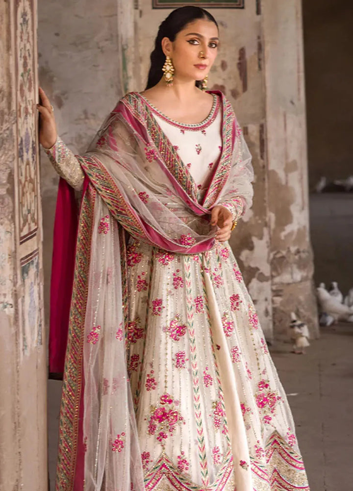 Jahan By Erum Khan Embroidered Organza Suit Unstitched 4 Piece EK24JV3 Paro - Formals Collection