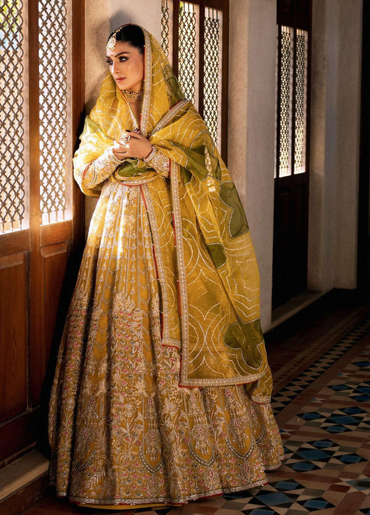 Jahan By Erum Khan Embroidered  Suits Unstitched 3 Piece EK22J Sooraj Mukhi - Wedding Collection