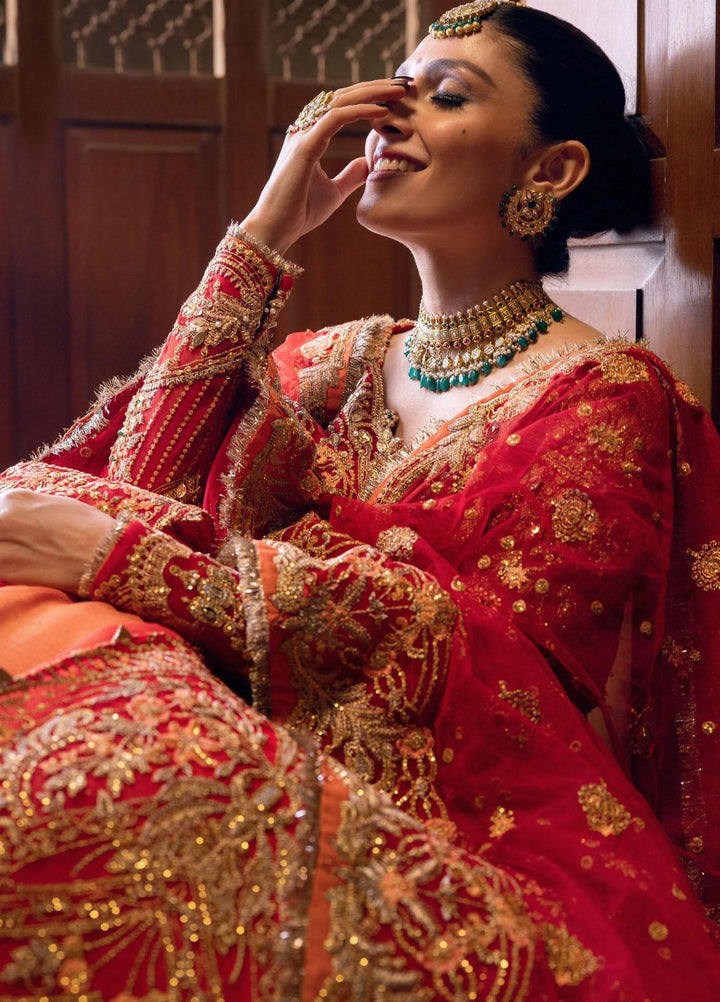 Jahan By Erum Khan Embroidered  Suits Unstitched 3 Piece EK22J Bano - Wedding Collection