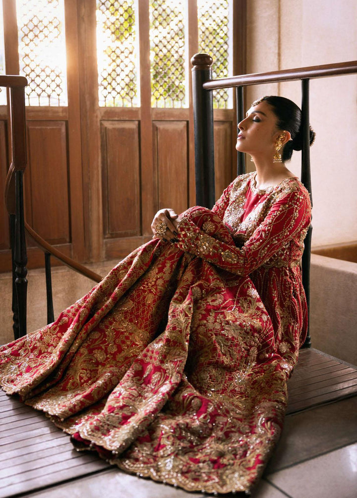 Jahan By Erum Khan Embroidered  Suits Unstitched 3 Piece EK22J Rani - Wedding Collection