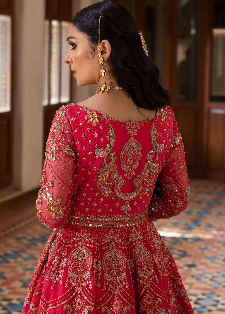 Jahan By Erum Khan Embroidered  Suits Unstitched 3 Piece EK22J Gulabo - Wedding Collection