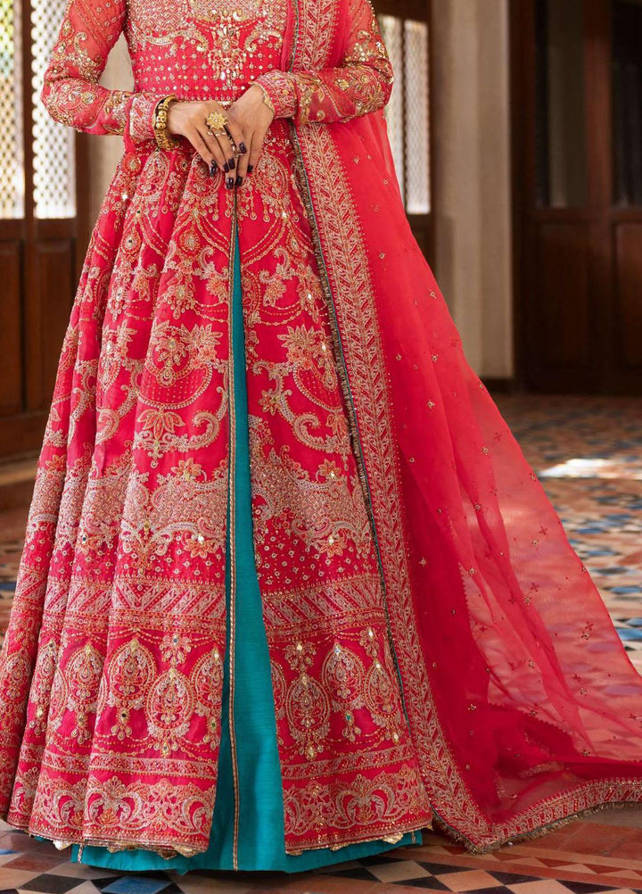 Jahan By Erum Khan Embroidered  Suits Unstitched 3 Piece EK22J Gulabo - Wedding Collection