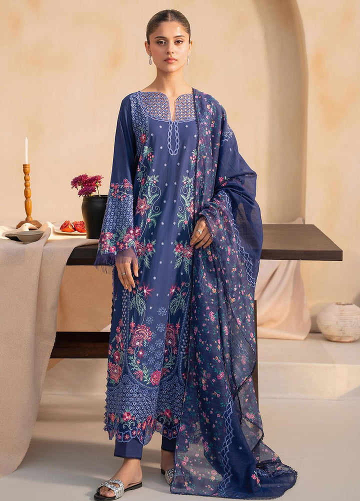 Jahan by Rajbari Embroidered Lawn Suits Unstitched 3 Piece RB25JPF D-2 B Taliah - Summer Collection