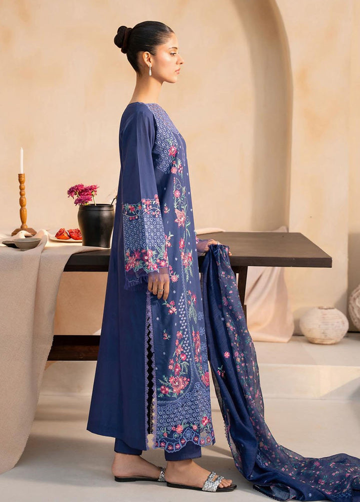 Jahan by Rajbari Embroidered Lawn Suits Unstitched 3 Piece RB25JPF D-2 B Taliah - Summer Collection