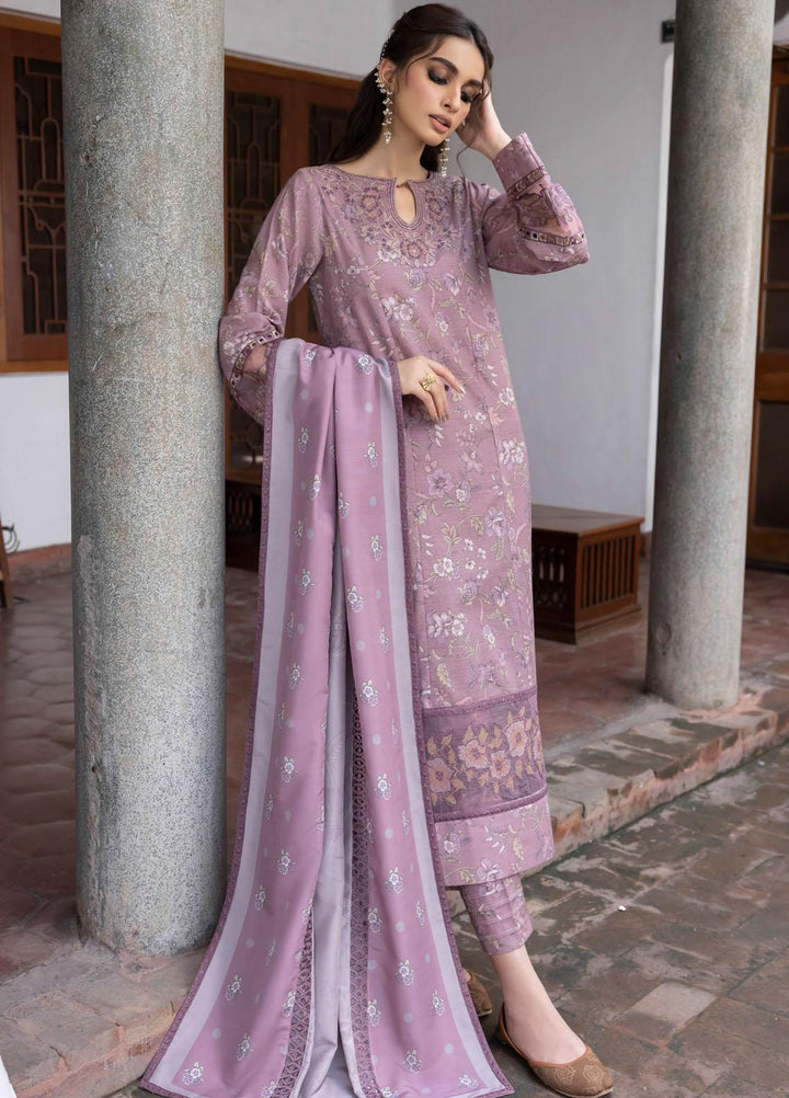 Jahanara By Iznik Embroidered Slub Suits Unstitched 3 Piece IZ23J IJK 06 Delaram - Winter Collection