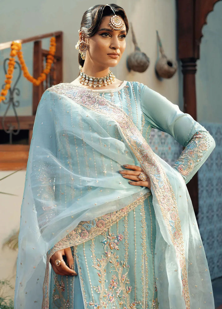 Jamnii Pret Embroidered Chiffon 3 Piece Suit Dastan