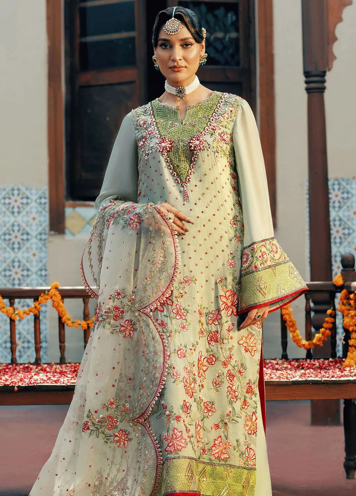 Jamnii Pret Embroidered Chiffon 3 Piece Suit Mumtaz