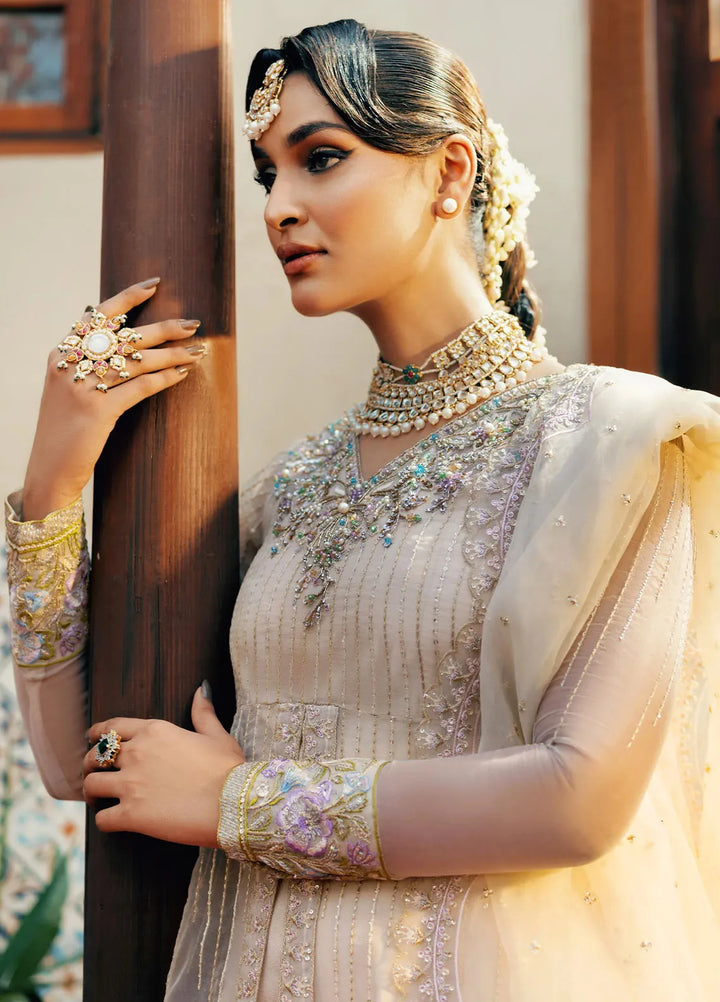 Jamnii Pret Embroidered Organza 3 Piece Suit Noor-E-Subha