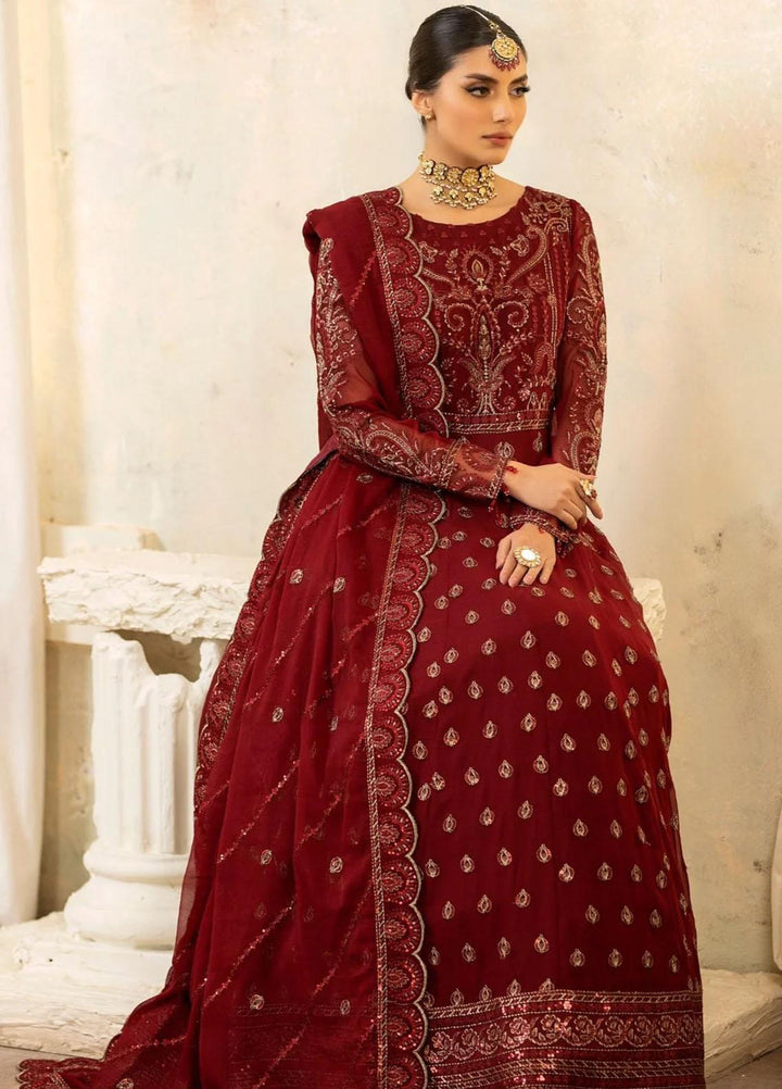 Mohagni Pret Embroidered Chiffon 3 Piece Suit MGL-05 ROSETTE