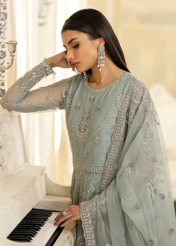 Janan By Mohagni Embroidered Net Suits Unstitched 3 Piece MGL-07 Laira - Festive Collection