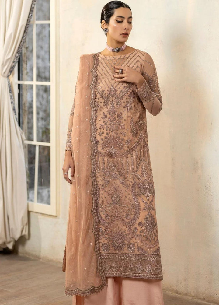 Janan By Mohagni Embroidered Net Suits Unstitched 3 Piece MGL-08 Niana - Festive Collection