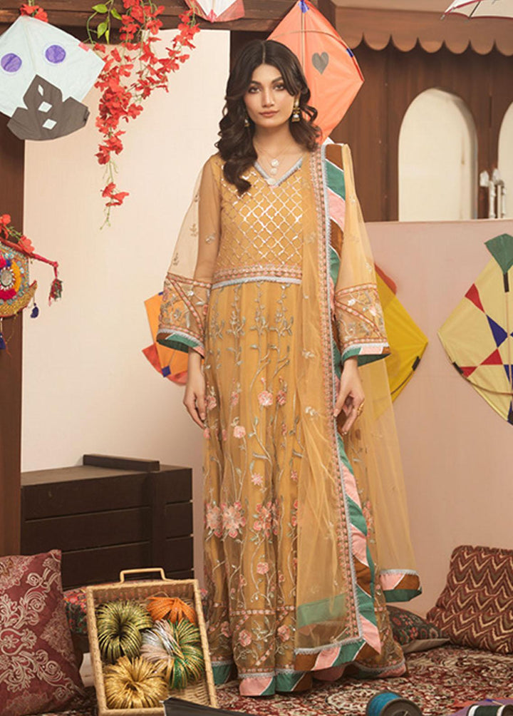 Jashan-e-Bahara By Noorma Kaamal Embroidered  Suits Unstitched 3 Piece NK23JB NK-JB01 - Festive Collection